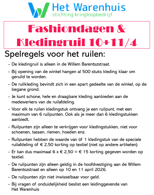 Spelregels Fasion 2026