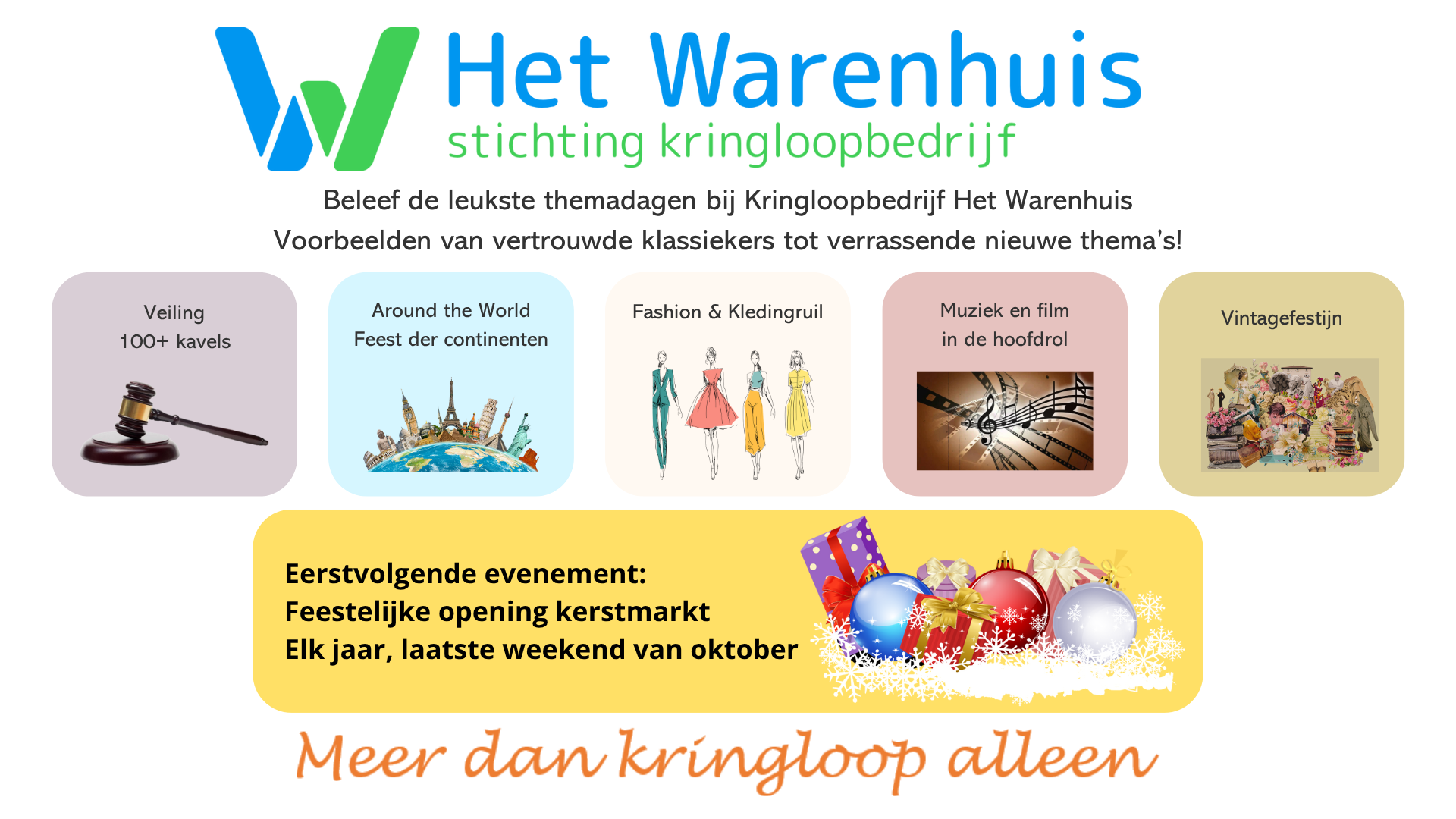 Webpagina evenementen