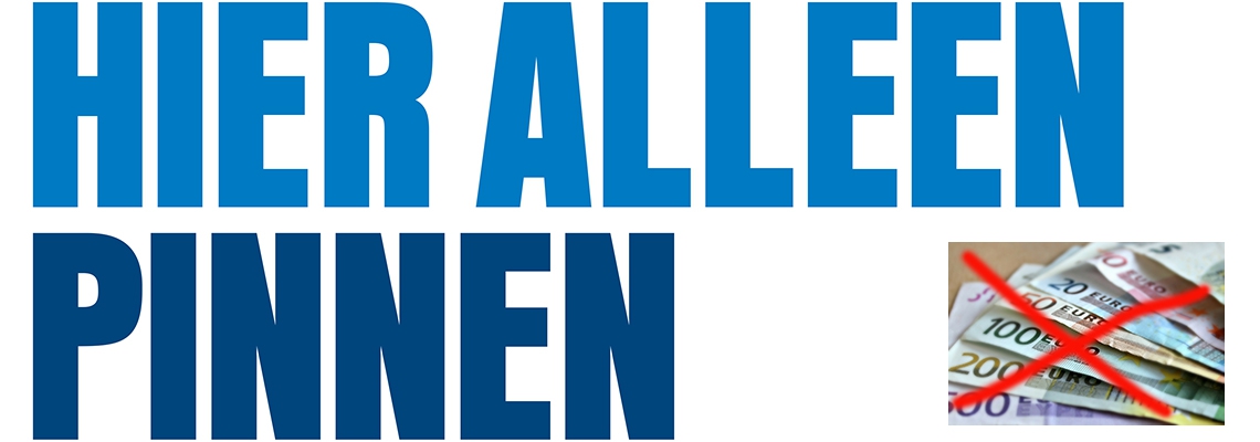 Alleen PIN betalingen'